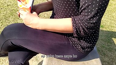 Public Park to Hotel very Risky Shurti Chudai Cam Hindi Conversation